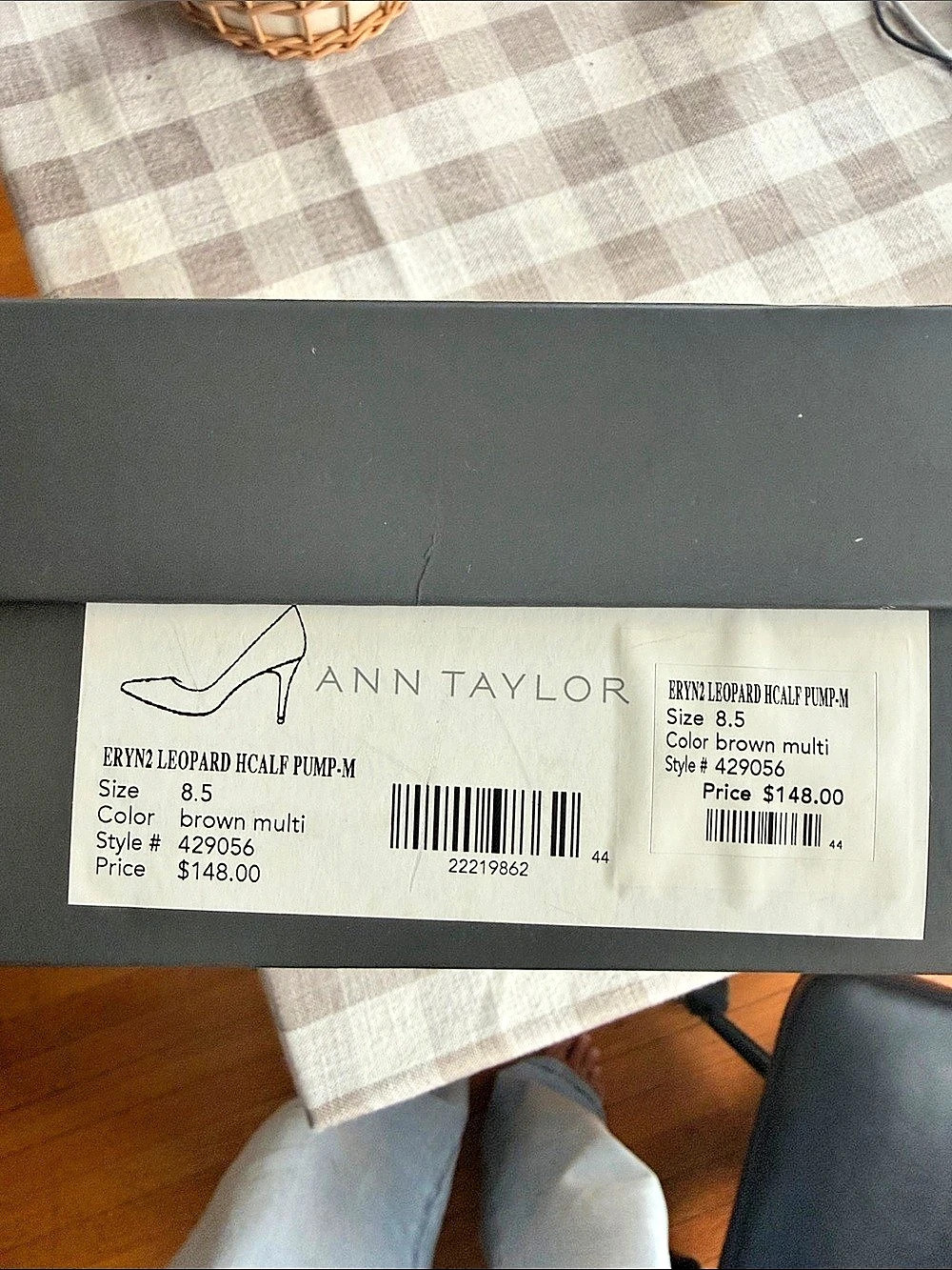 Ann Taylor Erin Leopard Half Pump Leopard Pumps US 8.5